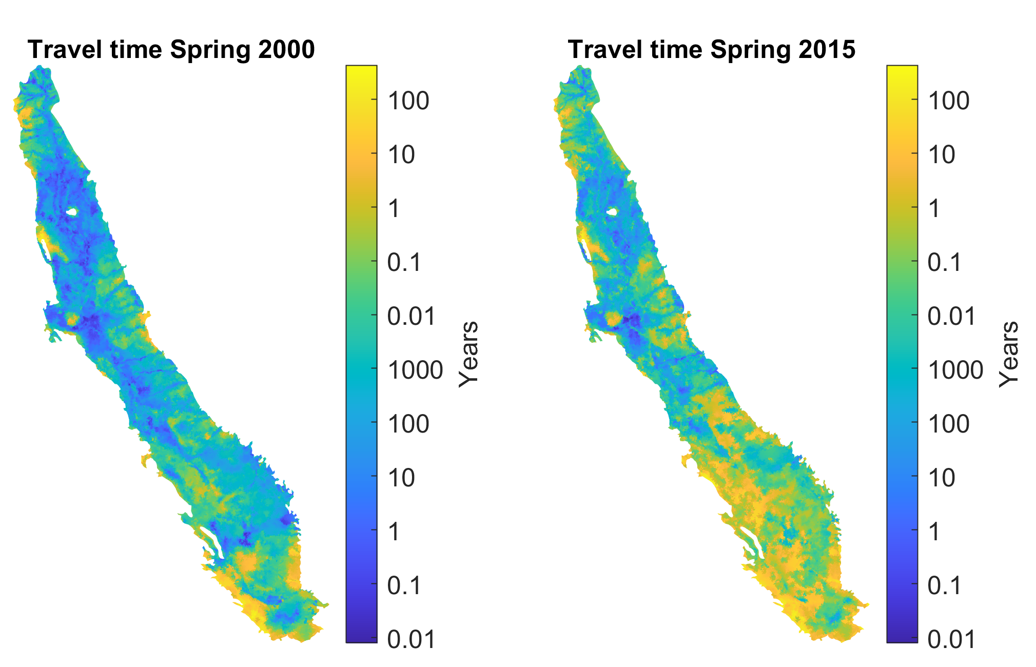 Travel time in unsaturated zone